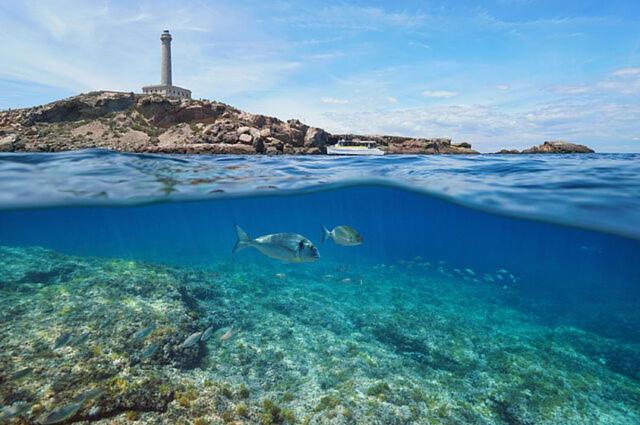 Faro Cabo De Palos Buitenkant foto